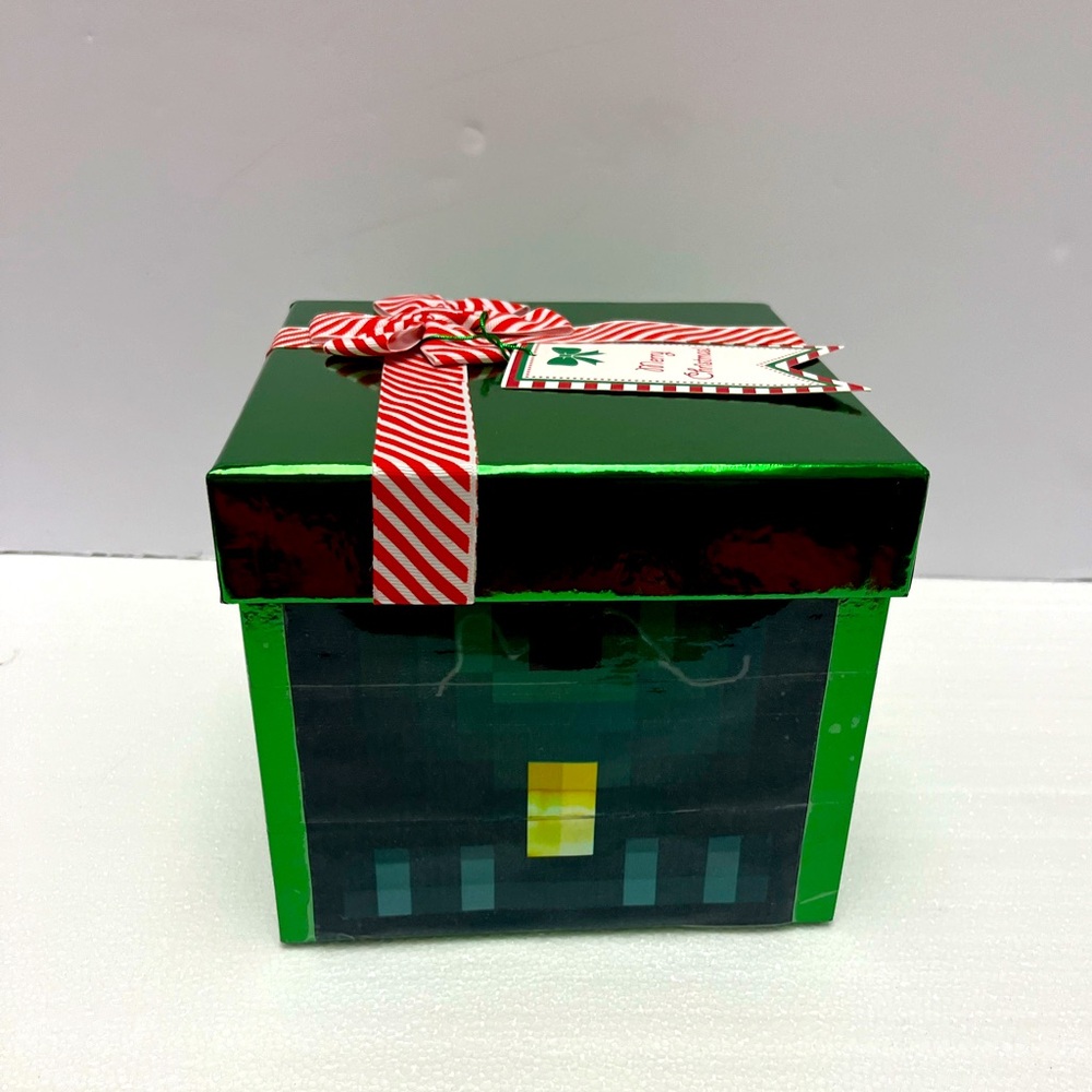 Handmade 💚 Minecraftaft Chest Christmas gift box